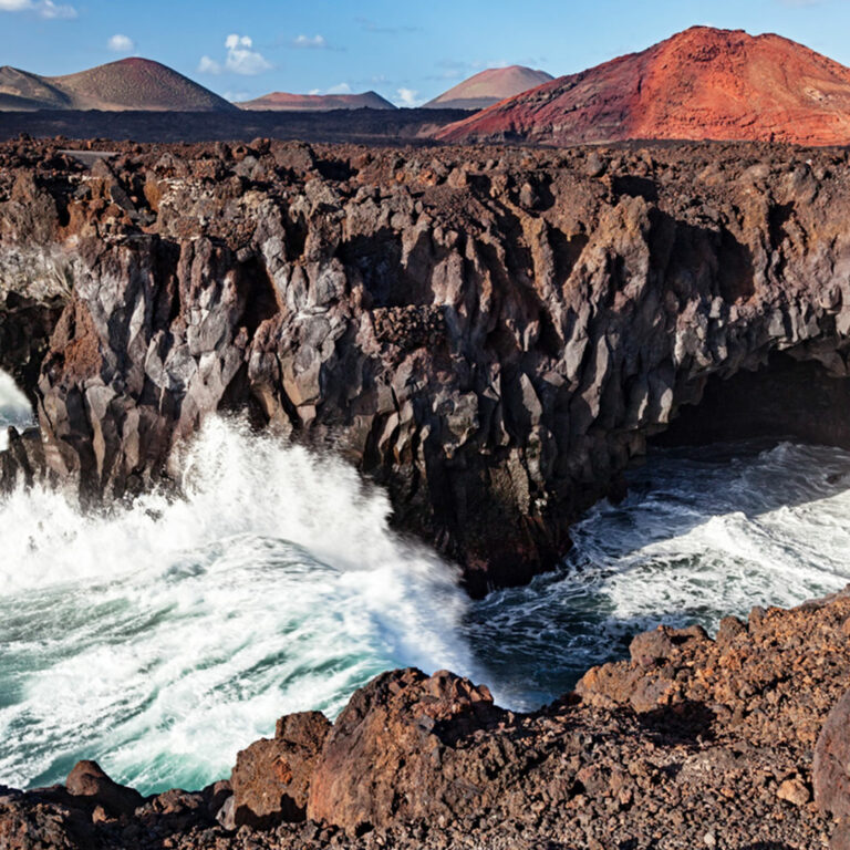 volcanic stone in nature